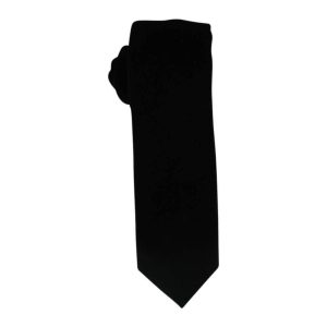 Handmade Velvet Black Neck Tie
